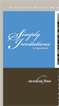 Mobile Screenshot of mysimplyinvitations.com